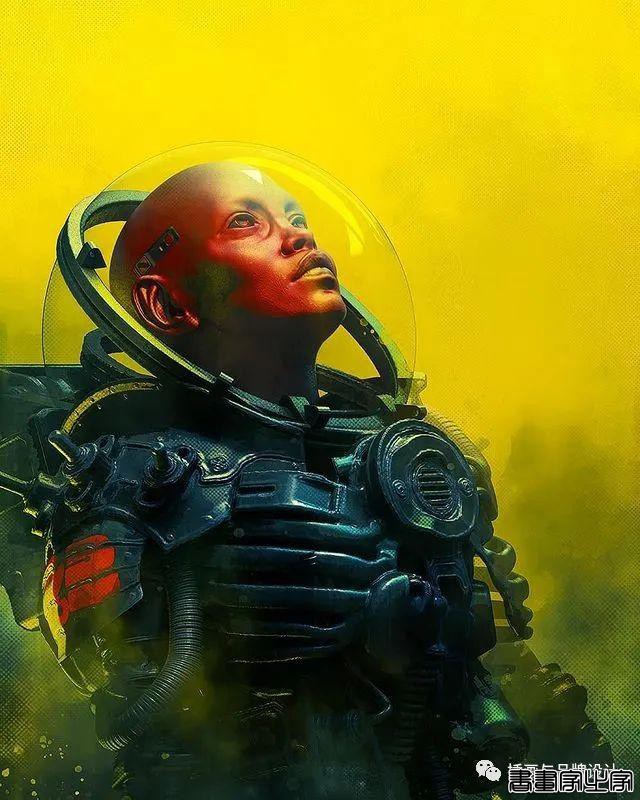 插画丨老派科幻元素的场景插画，色彩与想象力的碰撞太棒了-6.jpg
