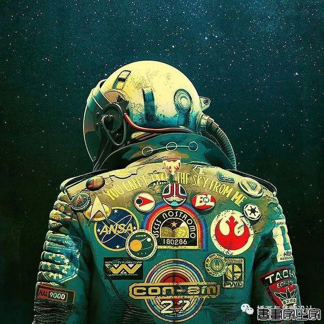 插画丨老派科幻元素的场景插画，色彩与想象力的碰撞太棒了-11.jpg