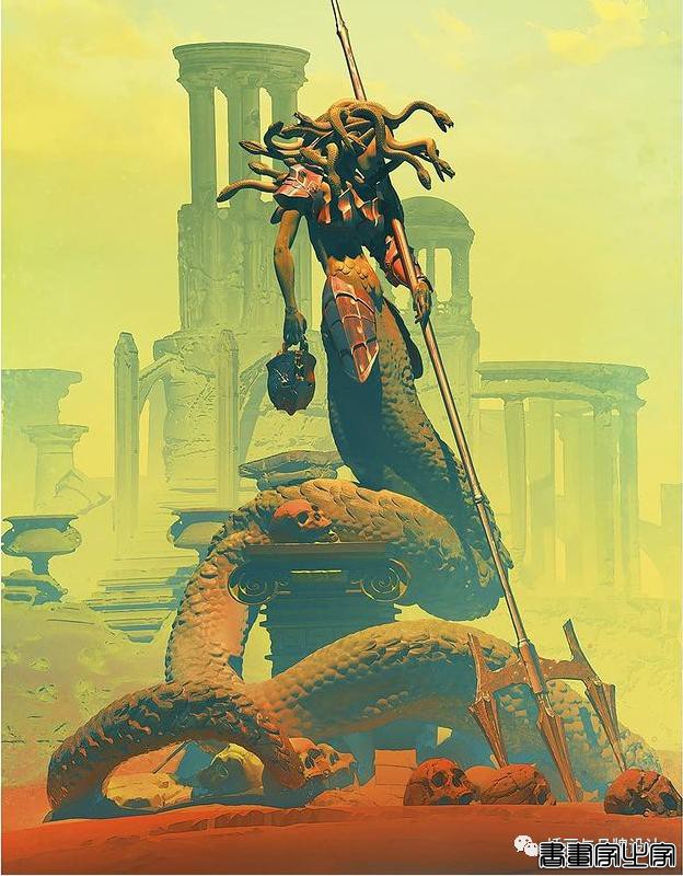 插画丨老派科幻元素的场景插画，色彩与想象力的碰撞太棒了-26.jpg