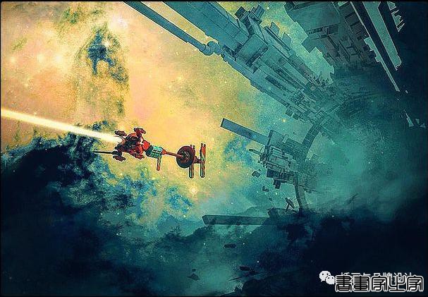 插画丨老派科幻元素的场景插画，色彩与想象力的碰撞太棒了-61.jpg