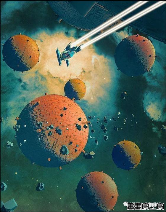 插画丨老派科幻元素的场景插画，色彩与想象力的碰撞太棒了-67.jpg