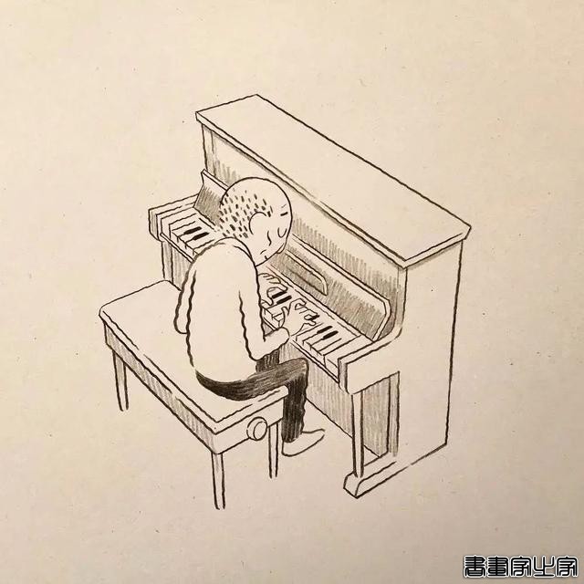 11组简单的插画，开关灯前后出现不同画面，让人感到心酸-9.jpg