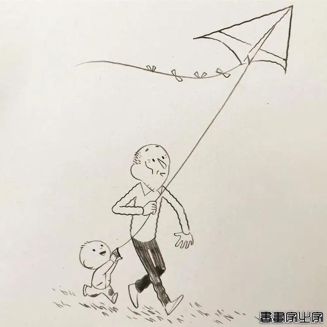 11组简单的插画，开关灯前后出现不同画面，让人感到心酸-7.jpg