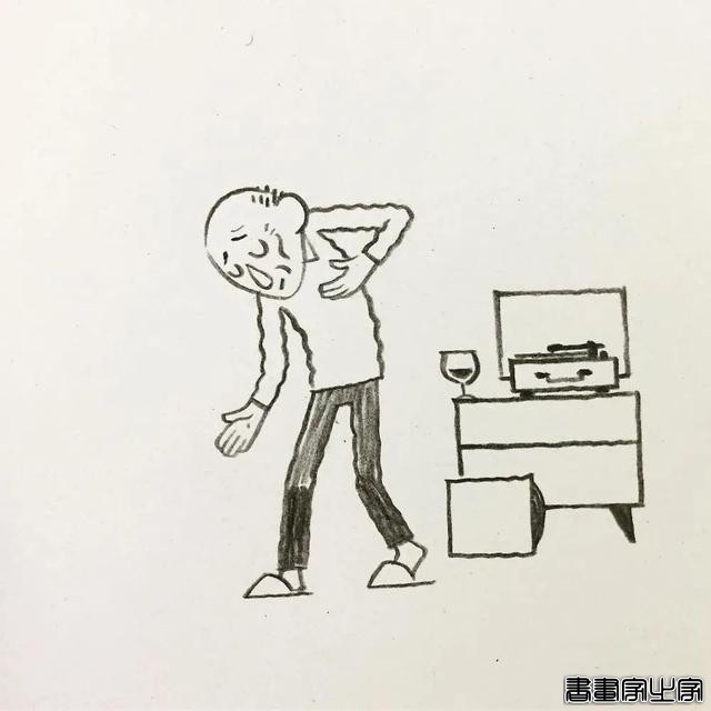 11组简单的插画，开关灯前后出现不同画面，让人感到心酸-23.jpg