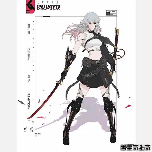 Gharliera/青春少女与机械骨骼｜插画分享-8.jpg