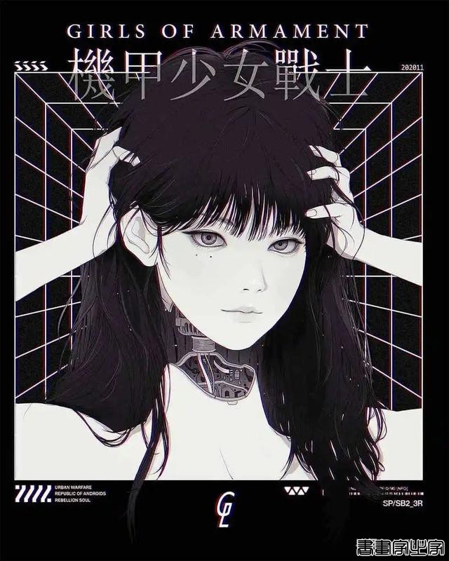 Gharliera/青春少女与机械骨骼｜插画分享-12.jpg