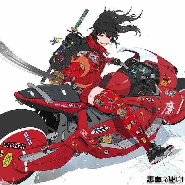 Gharliera/青春少女与机械骨骼｜插画分享-15.jpg