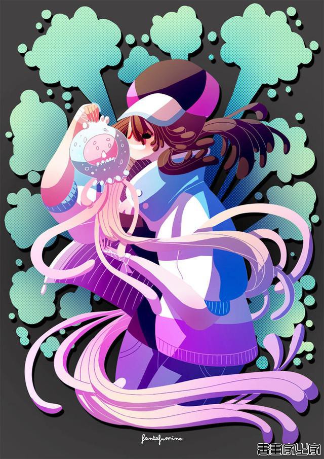 充满奇妙故事情节的插画艺术，融洽的色彩使插画更有氛围-8.jpg