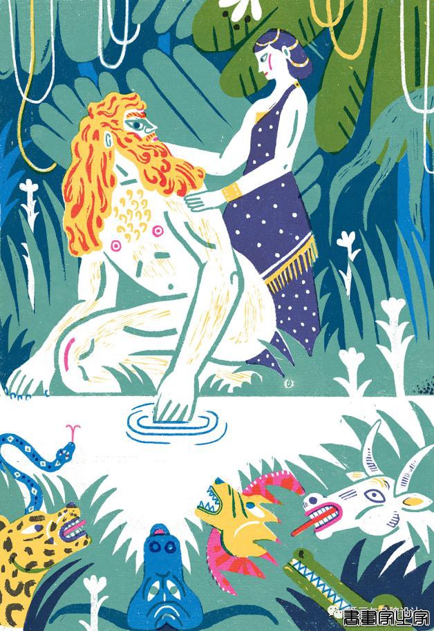 插画丨商业潮流扁平肌理插画，丰富鲜艳的色彩，奇思妙想的创作-35.jpg