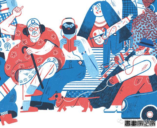 插画丨商业潮流扁平肌理插画，丰富鲜艳的色彩，奇思妙想的创作-62.jpg