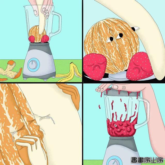 15组关于日常生活的荒诞插画，让人发笑的同时，也让人陷入沉思-12.jpg