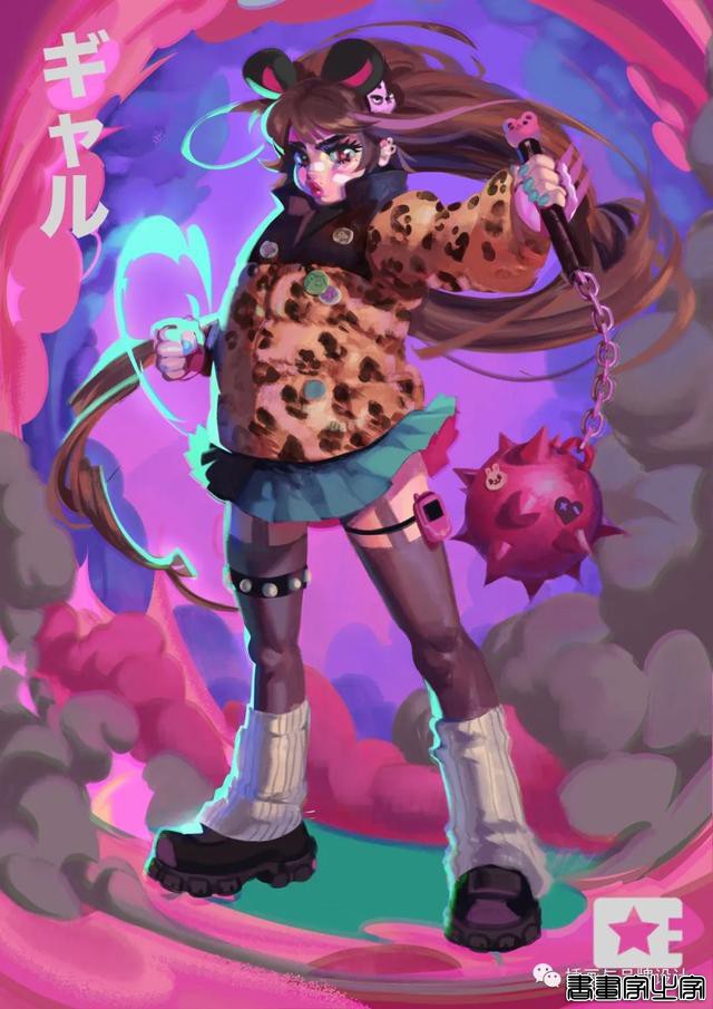 插画丨少女眼中的星河宇宙，超写实的酷少女插画-15.jpg
