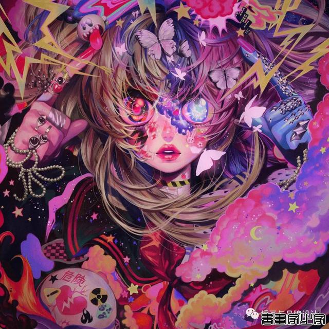 插画丨少女眼中的星河宇宙，超写实的酷少女插画-43.jpg
