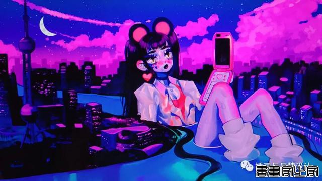 插画丨少女眼中的星河宇宙，超写实的酷少女插画-54.jpg