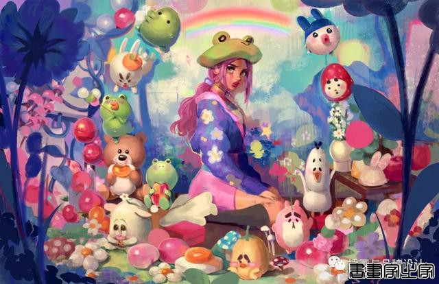 插画丨少女眼中的星河宇宙，超写实的酷少女插画-61.jpg