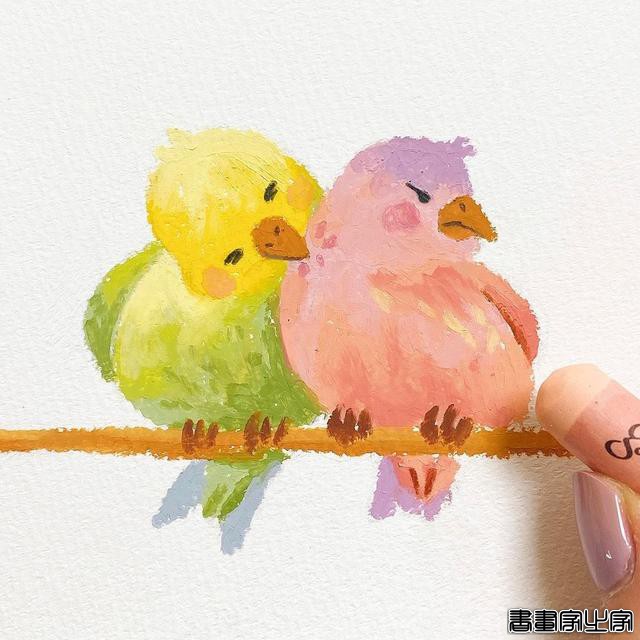 心都要被萌化了 油画棒也可以画出这么Q嫩的插画 爱了爱了-12.jpg