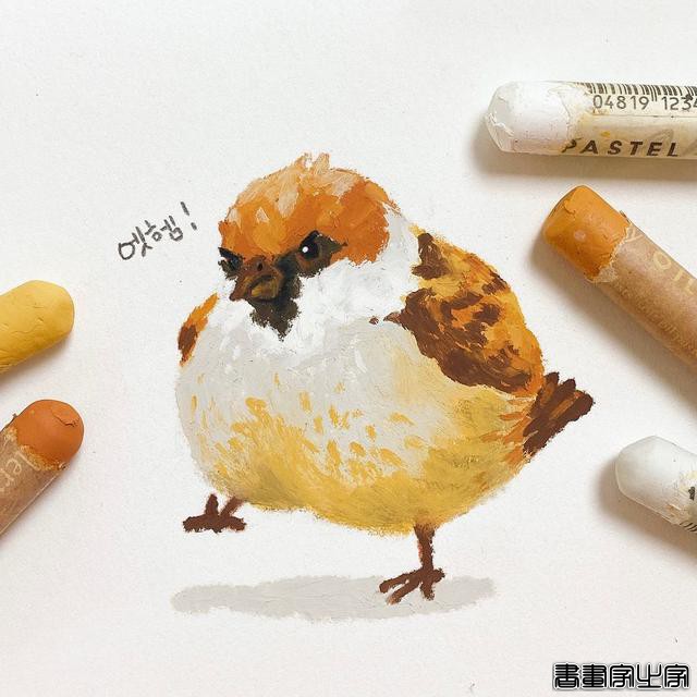 心都要被萌化了 油画棒也可以画出这么Q嫩的插画 爱了爱了-22.jpg