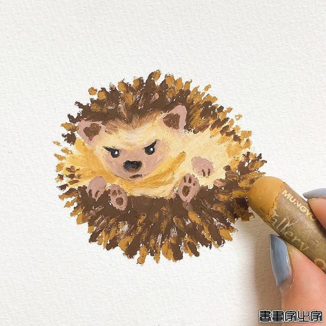 心都要被萌化了 油画棒也可以画出这么Q嫩的插画 爱了爱了-25.jpg