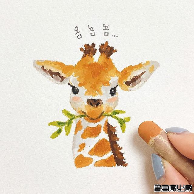 心都要被萌化了 油画棒也可以画出这么Q嫩的插画 爱了爱了-26.jpg