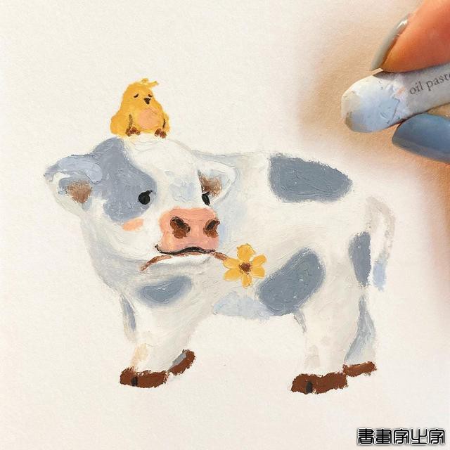心都要被萌化了 油画棒也可以画出这么Q嫩的插画 爱了爱了-27.jpg