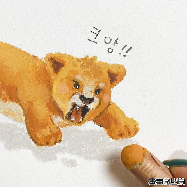心都要被萌化了 油画棒也可以画出这么Q嫩的插画 爱了爱了-39.jpg