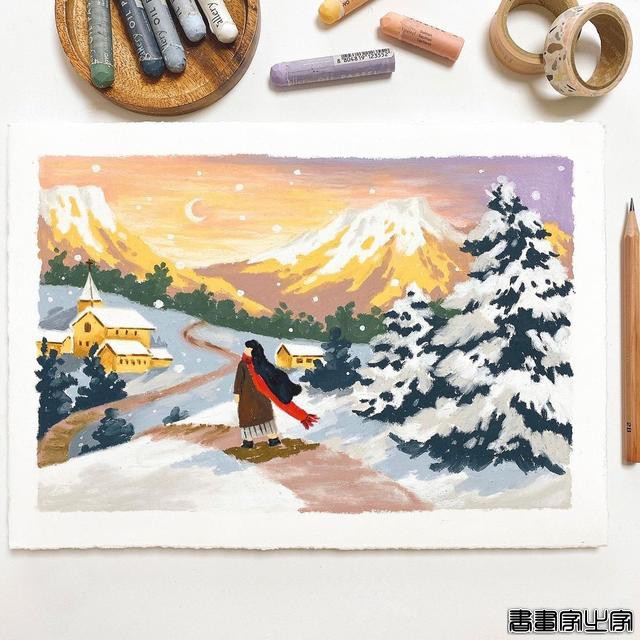 心都要被萌化了 油画棒也可以画出这么Q嫩的插画 爱了爱了-42.jpg