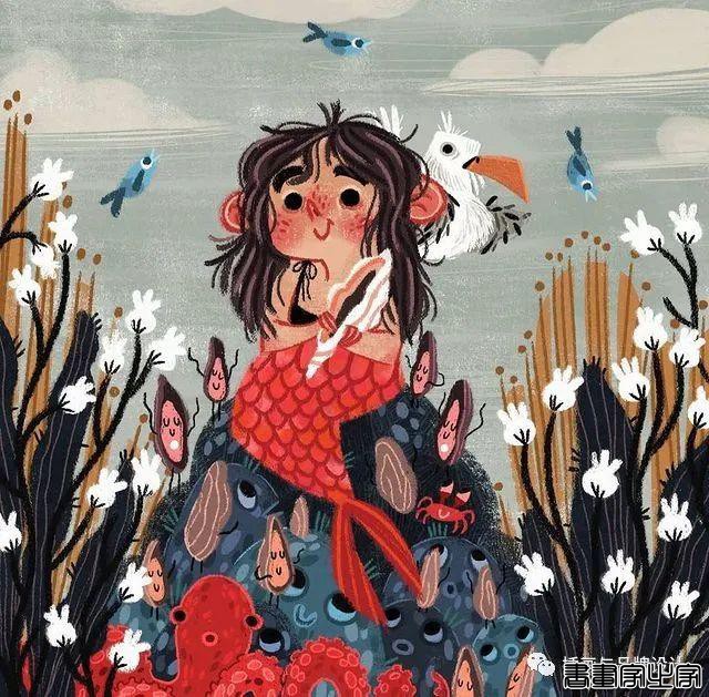 手绘丨超强肌理儿童插画，斑斓色彩的细节充满个性，无限放大都能找到精彩-6.jpg