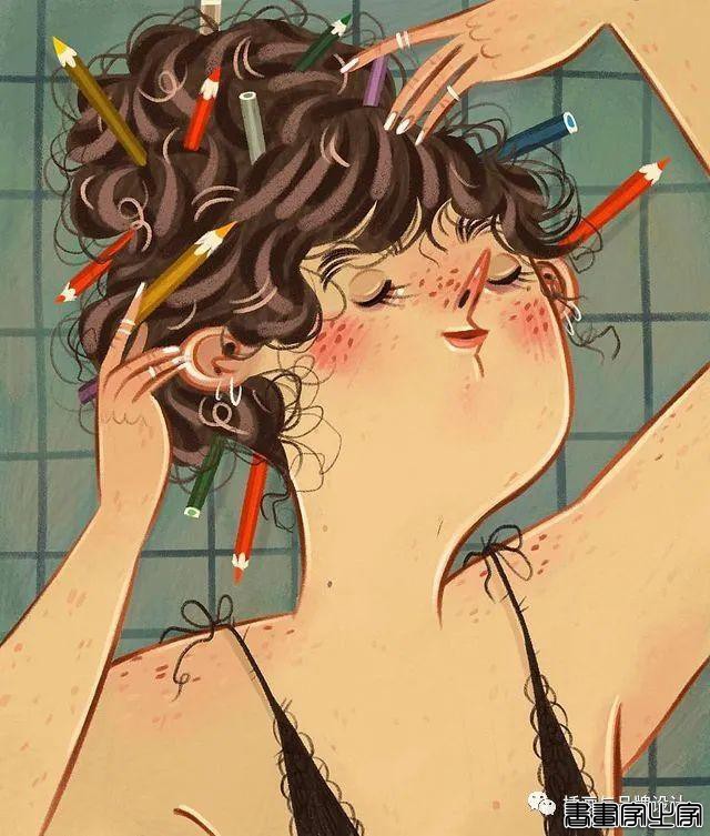 手绘丨超强肌理儿童插画，斑斓色彩的细节充满个性，无限放大都能找到精彩-42.jpg