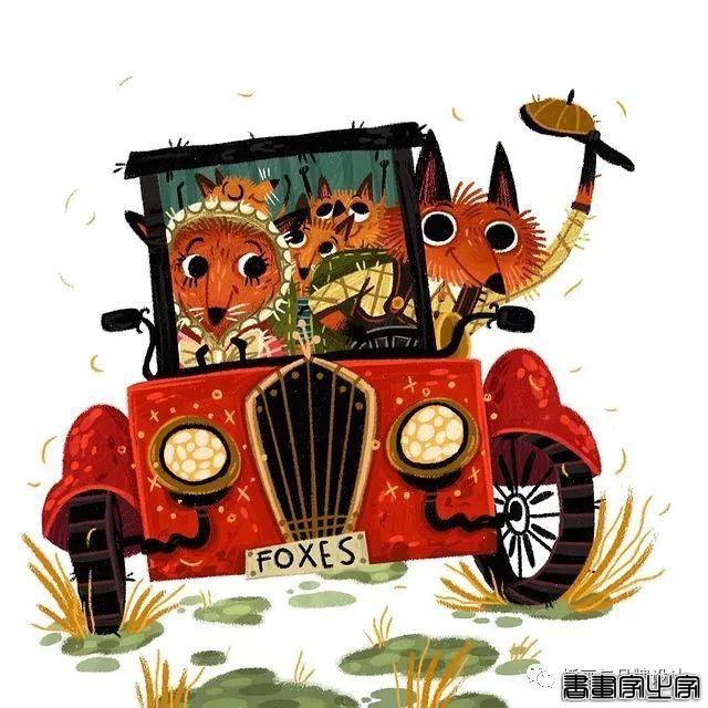 手绘丨超强肌理儿童插画，斑斓色彩的细节充满个性，无限放大都能找到精彩-65.jpg