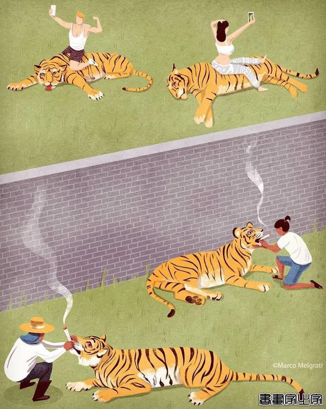 他用10年的时间，画下63幅经典的讽刺性插画，太值得收藏了-15.jpg