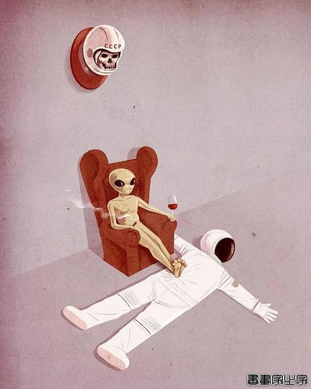 他用10年的时间，画下63幅经典的讽刺性插画，太值得收藏了-45.jpg