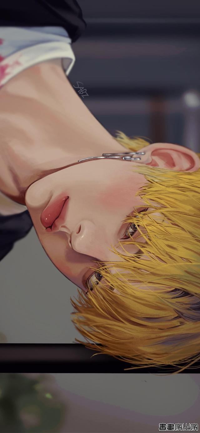 帅气的男生插画壁纸-6.jpg