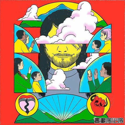 插画丨色彩碰撞下诞生的怪诞风插画，用三原色与黑色的百变搭配，造就神秘故事感-8.jpg