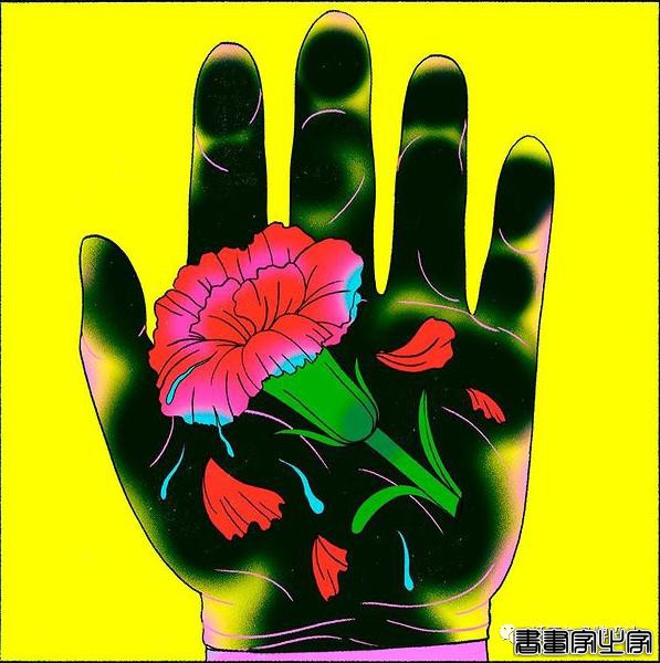 插画丨色彩碰撞下诞生的怪诞风插画，用三原色与黑色的百变搭配，造就神秘故事感-13.jpg