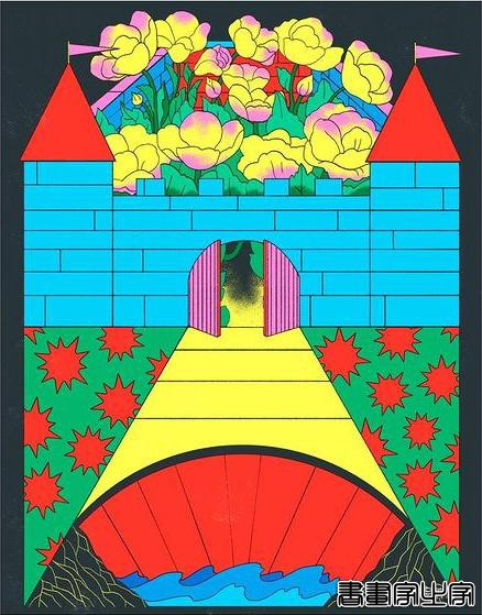 插画丨色彩碰撞下诞生的怪诞风插画，用三原色与黑色的百变搭配，造就神秘故事感-53.jpg