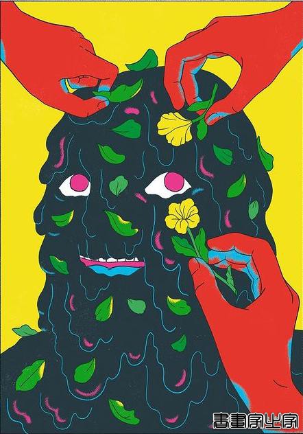 插画丨色彩碰撞下诞生的怪诞风插画，用三原色与黑色的百变搭配，造就神秘故事感-60.jpg
