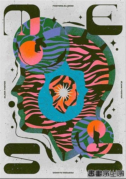 插画丨异域复古的海报设计，从排版到色彩展现了极强视觉冲击感-23.jpg