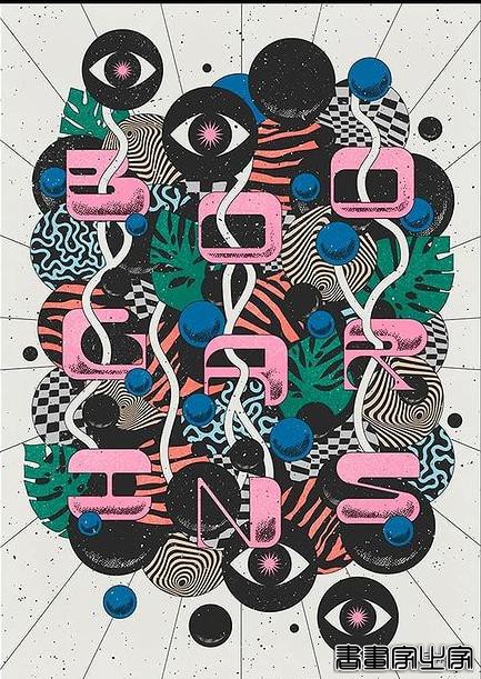 插画丨异域复古的海报设计，从排版到色彩展现了极强视觉冲击感-35.jpg