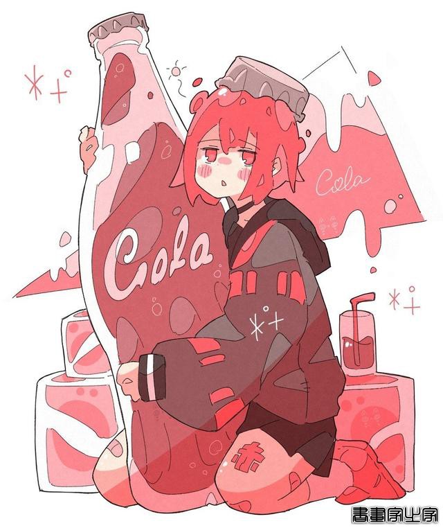 可爱到犯规的二次元插画，配色也太温柔了吧-9.jpg