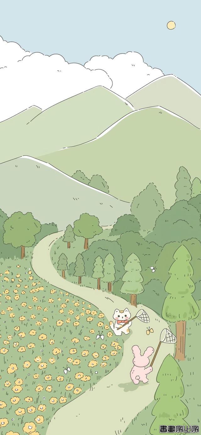 清新治愈卡通插画壁纸，成长就是温柔、克制、朴素-20.jpg
