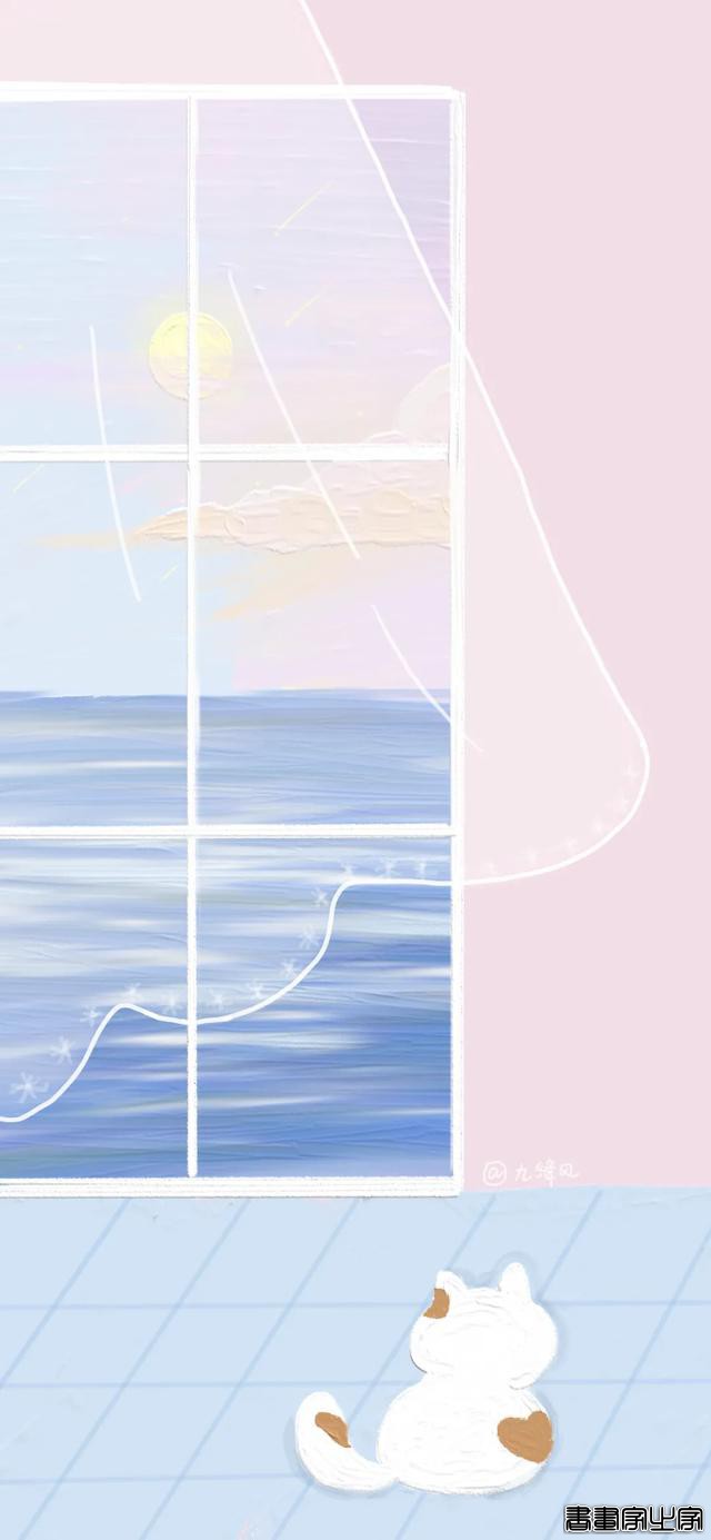 小清新春日插画壁纸，超级养眼-14.jpg