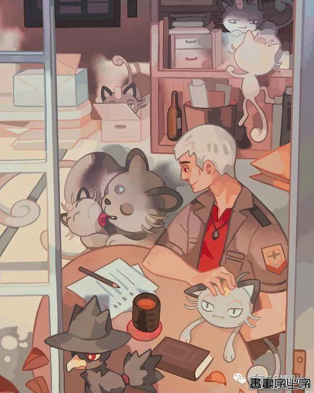 插画丨独专个人系列风格的插画，用清爽的色彩将复古、奇幻道尽-11.jpg