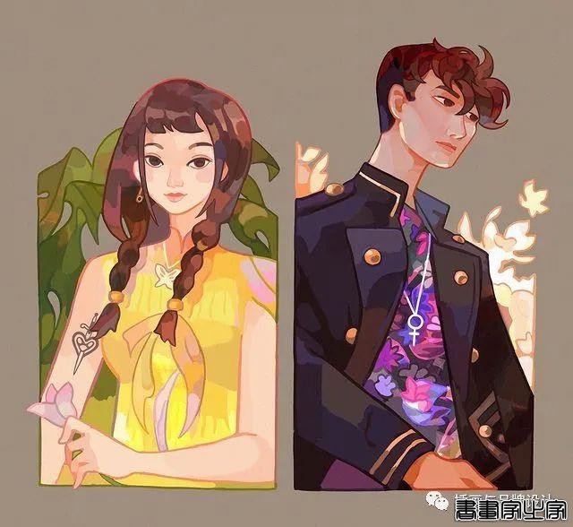 插画丨独专个人系列风格的插画，用清爽的色彩将复古、奇幻道尽-54.jpg