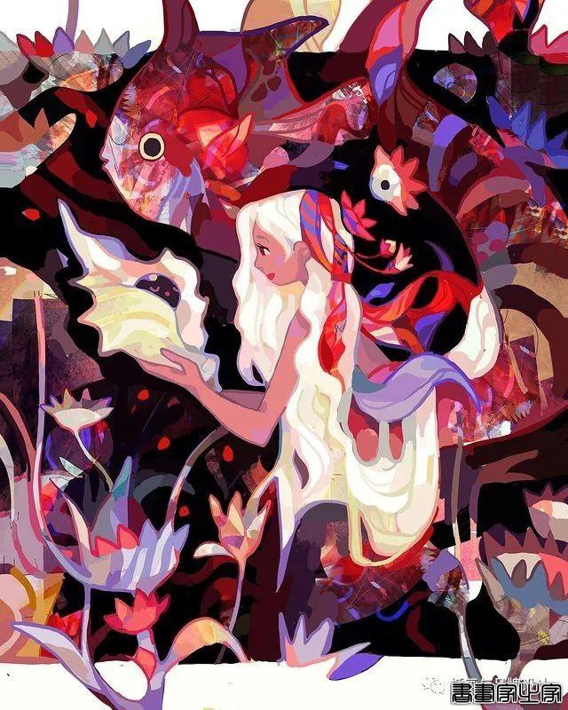 插画丨独专个人系列风格的插画，用清爽的色彩将复古、奇幻道尽-63.jpg