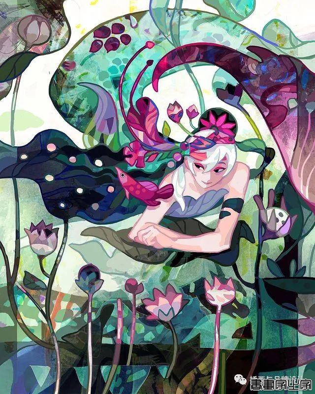 插画丨独专个人系列风格的插画，用清爽的色彩将复古、奇幻道尽-62.jpg