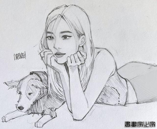 手绘人物快速表现 插画风 简单几笔就跃然纸上-5.jpg