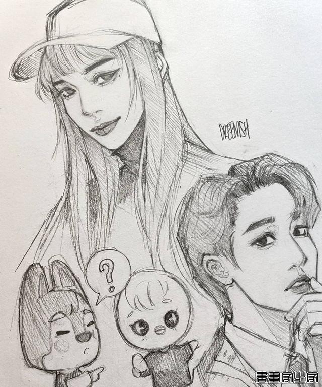 手绘人物快速表现 插画风 简单几笔就跃然纸上-4.jpg