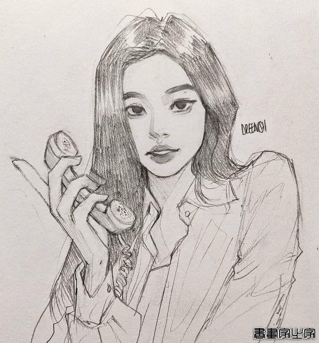 手绘人物快速表现 插画风 简单几笔就跃然纸上-8.jpg