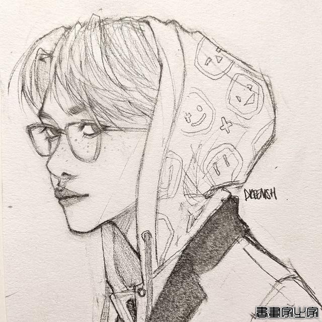 手绘人物快速表现 插画风 简单几笔就跃然纸上-24.jpg