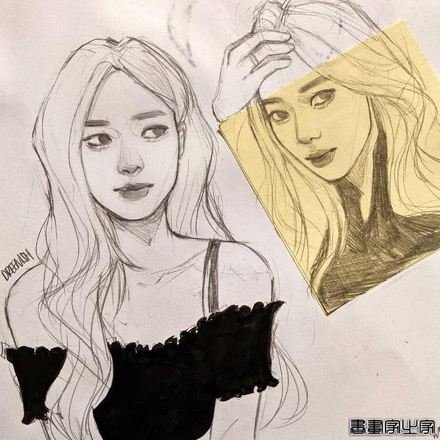 手绘人物快速表现 插画风 简单几笔就跃然纸上-33.jpg